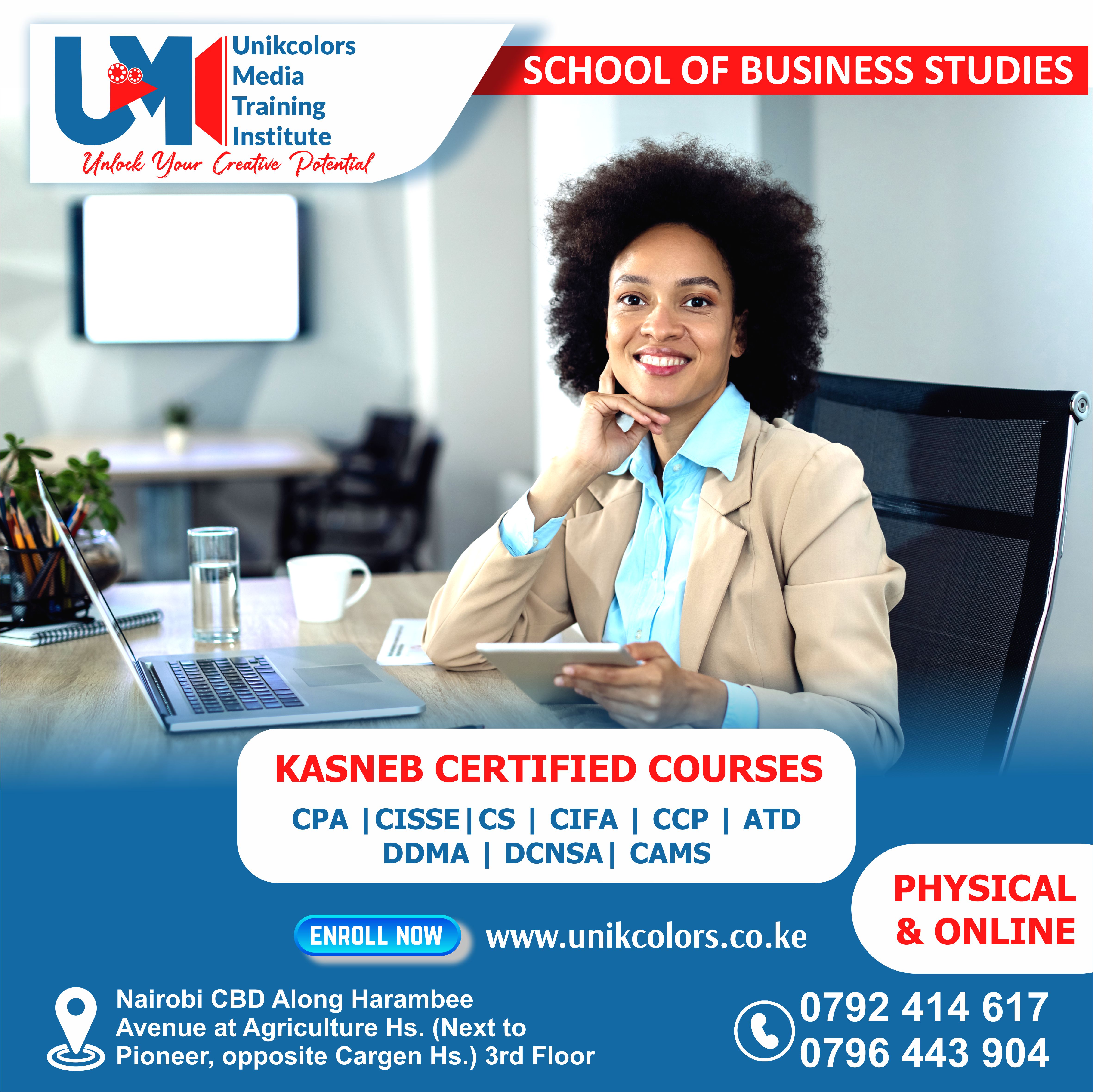 KASNEB CERTIFIED COURSES - CPA | CISSE | CS | CIFA | CCP | DDMA | DCNSA | CAMS